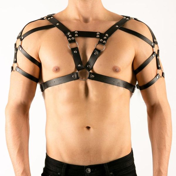 bras sets sissy men lingerie chest strap leather double shoulder harness feature adjustable buckle straps body belt, Red;black
bras sets sissy men lingerie chest strap leather double shoulder harness feature adjustable buckle straps body belt, Red;black