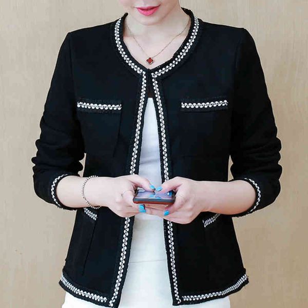 women's jackets plus size autumn long sleeve white black coat coats and b888 210426, Black;brown
women's jackets plus size autumn long sleeve white black coat coats and b888 210426, Black;brown