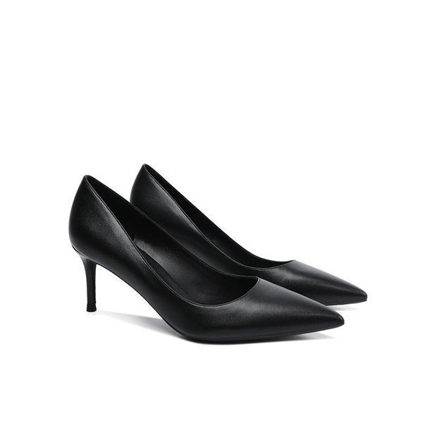 dress shoes 2021 professional black pointed toe high heels female stiletto temperament
dress shoes 2021 professional black pointed toe high heels female stiletto temperament