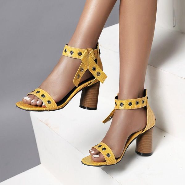 summer european t-platform show metal button high-heeled fishmouth sandals hollow women's shoes high heel, Black
summer european t-platform show metal button high-heeled fishmouth sandals hollow women's shoes high heel, Black