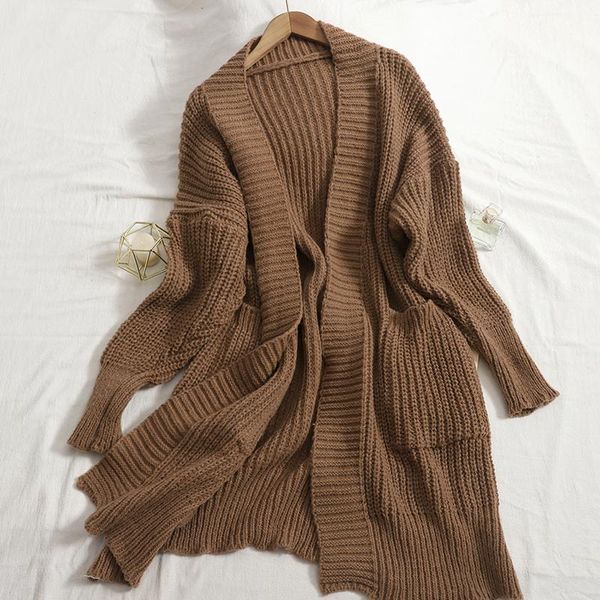 women's knits & tees 2021 autumn and winter korean long cardigan thickened split sweater coat for women solid color knitted pocket card, White
women's knits & tees 2021 autumn and winter korean long cardigan thickened split sweater coat for women solid color knitted pocket card, White