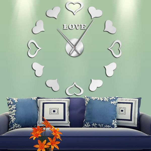 wall clocks diy love hearts acrylic mirror art decor large clock girls room nursery frameless watch valentines lover gift
wall clocks diy love hearts acrylic mirror art decor large clock girls room nursery frameless watch valentines lover gift