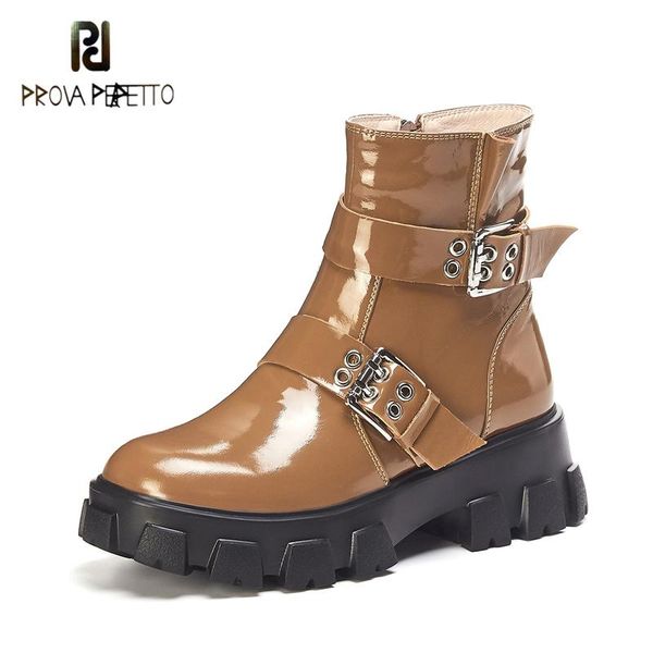 boots thick-soled winter leather patent short women's platform belt buckle british thick heel fashion, Black
boots thick-soled winter leather patent short women's platform belt buckle british thick heel fashion, Black