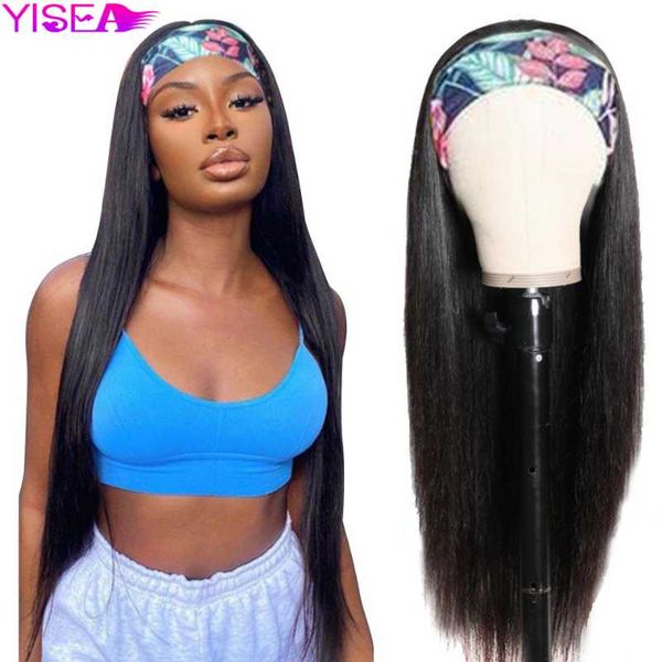 hair bulks yisea straight headband for women brazilian glueless heat resistant human full machine, Black
hair bulks yisea straight headband for women brazilian glueless heat resistant human full machine, Black