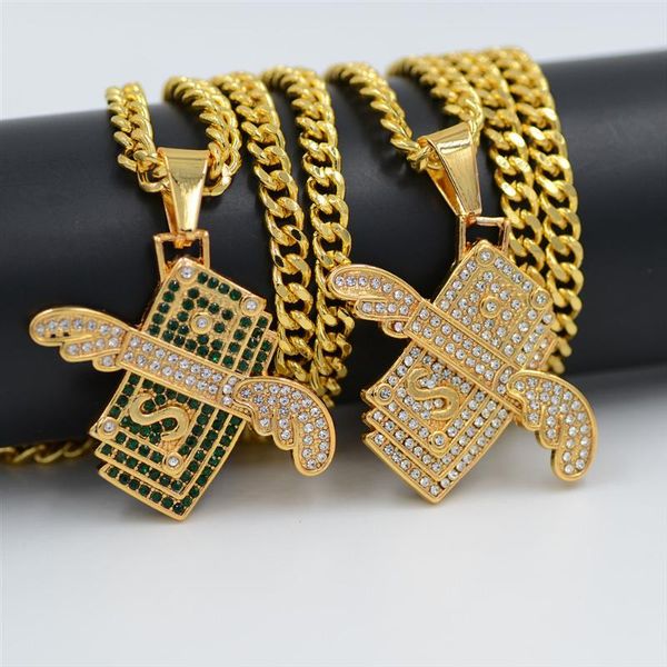 hip hop iced out bling money with wing pendant necklace women men fashion flying dollar crystal necklaces jewelry gift, Silver
hip hop iced out bling money with wing pendant necklace women men fashion flying dollar crystal necklaces jewelry gift, Silver