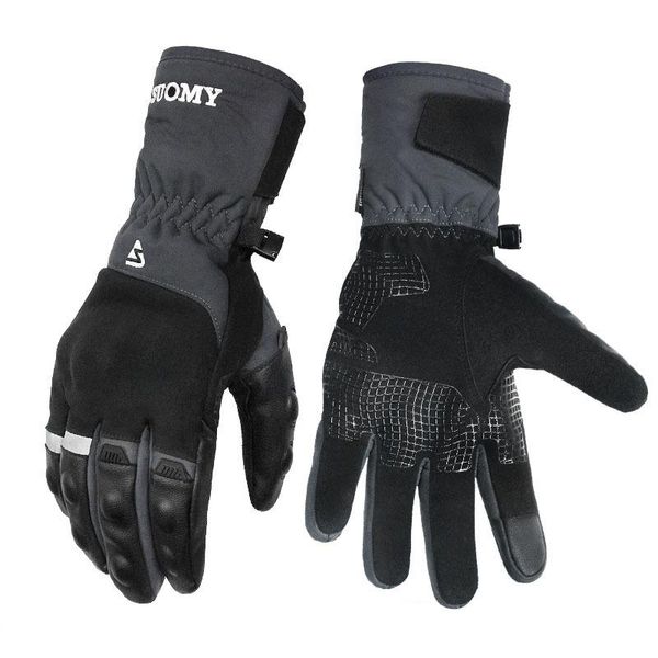 cycling gloves men's leather motorcycle luva moto long racing motorbike guantes motocross, Black
cycling gloves men's leather motorcycle luva moto long racing motorbike guantes motocross, Black