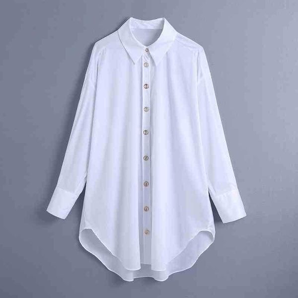 women casual long blouse single breasted buttons sleeve white loose shirt female office lady plus size wb1026 210525
women casual long blouse single breasted buttons sleeve white loose shirt female office lady plus size wb1026 210525