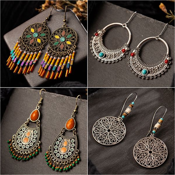 multiple vintage dangle drop earrings for women female anniversary bridal party wedding jewelry ornaments accessories, Silver
multiple vintage dangle drop earrings for women female anniversary bridal party wedding jewelry ornaments accessories, Silver