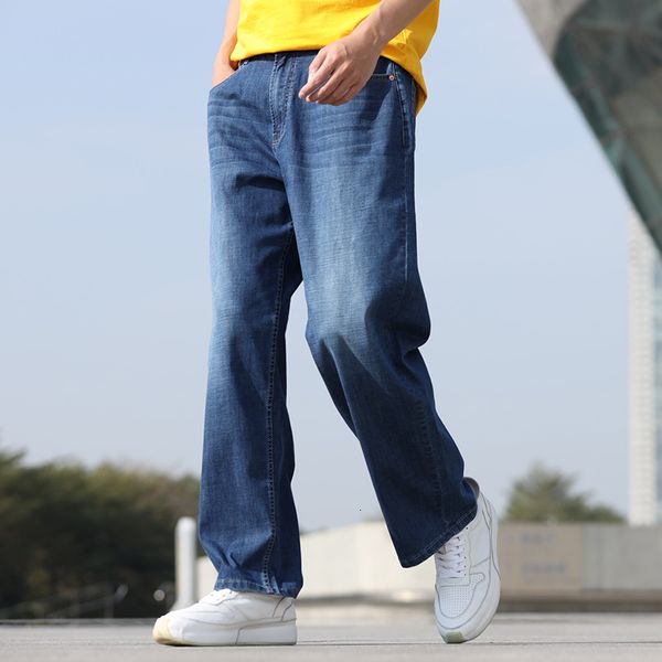 summer slim fit breathable oversized men's jeans hip hop denim street wear wide leg blue loose pants
summer slim fit breathable oversized men's jeans hip hop denim street wear wide leg blue loose pants