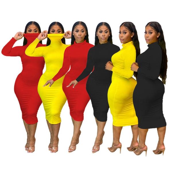 casual dresses 80sh7211 autumn winter women fashion home solid turtleneck bodycon dress vestidos plus size, Black;gray
casual dresses 80sh7211 autumn winter women fashion home solid turtleneck bodycon dress vestidos plus size, Black;gray