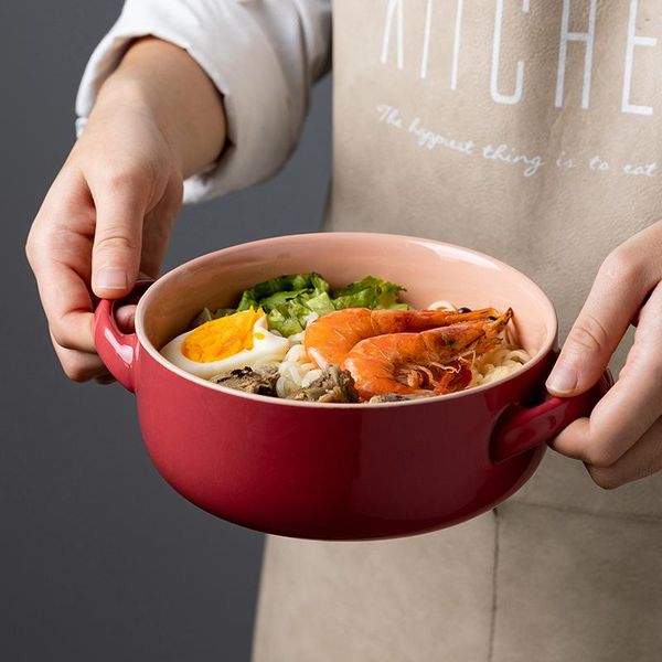 bowls mdzf sweethome 6.2/7.2inch ceramic double handle instant noodle bowl soup kitchen oven round baking pan
bowls mdzf sweethome 6.2/7.2inch ceramic double handle instant noodle bowl soup kitchen oven round baking pan