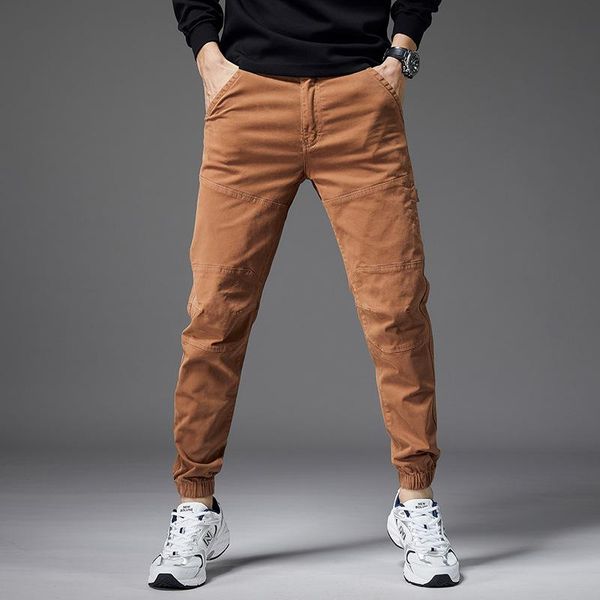 men's jeans korean style fashion men slim fit spliced designer casual cargo pants hombre streetwear hip hop joggers harem trousers, Blue
men's jeans korean style fashion men slim fit spliced designer casual cargo pants hombre streetwear hip hop joggers harem trousers, Blue