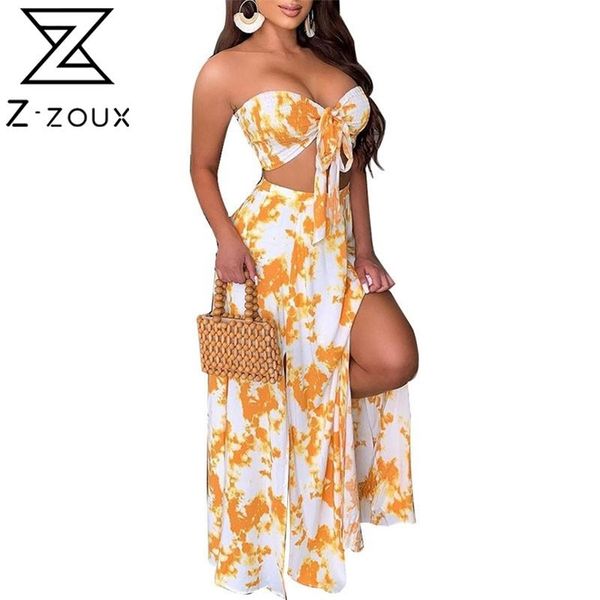 women sets two piece skirt bow lace up print bra with split maxi and autumn 210513, White
women sets two piece skirt bow lace up print bra with split maxi and autumn 210513, White