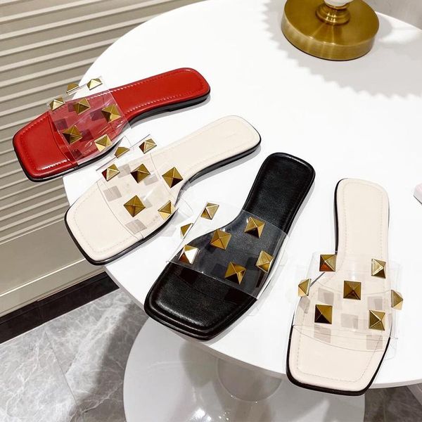 slippers 2021 women fashion rivet slides shoes woman summers casual beach flats female pvc flip flops, Black
slippers 2021 women fashion rivet slides shoes woman summers casual beach flats female pvc flip flops, Black