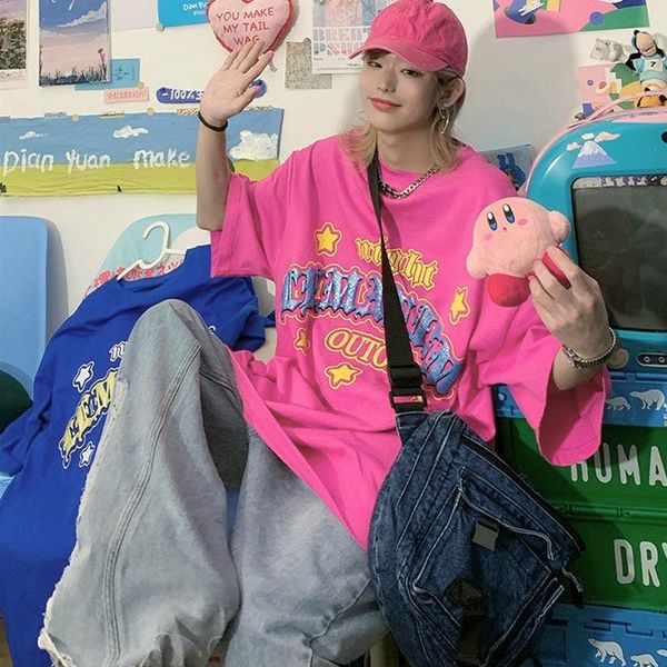 women's t-shirt 2021 summer print women graphic t shirts oversize shirt short sleeved harajuku woman tshirts y2k top, White
women's t-shirt 2021 summer print women graphic t shirts oversize shirt short sleeved harajuku woman tshirts y2k top, White