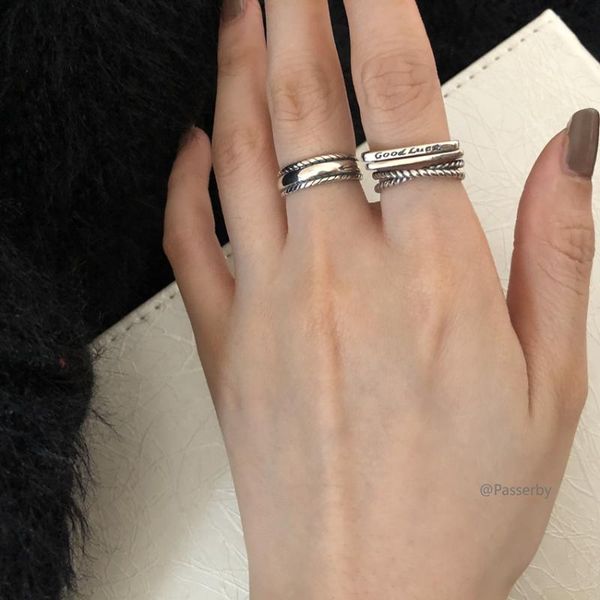 cluster rings 925 sterling silver good luck square ring old color vintage retro rope design plain ajustable size fashion jewelry, Golden;silver
cluster rings 925 sterling silver good luck square ring old color vintage retro rope design plain ajustable size fashion jewelry, Golden;silver