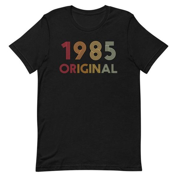 women's t-shirt original 1985 birthday gift interesting 36th shirt ladies summer round neck 100% cotton unisex, White
women's t-shirt original 1985 birthday gift interesting 36th shirt ladies summer round neck 100% cotton unisex, White