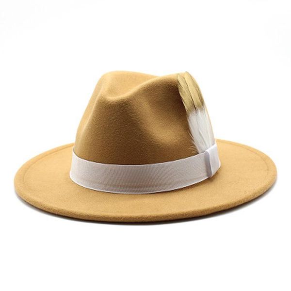 fedora hats solid belt feather vintage classic women winter autumn white pink fascinator wedding felt hat men wide brim, Blue;gray
fedora hats solid belt feather vintage classic women winter autumn white pink fascinator wedding felt hat men wide brim, Blue;gray