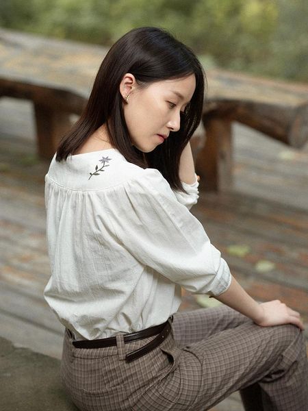 women cotton linen blouse female vintage embroidery long-sleeve autumn spring shirts fans +3% discount 20qda-100 women's blouses &, White
women cotton linen blouse female vintage embroidery long-sleeve autumn spring shirts fans +3% discount 20qda-100 women's blouses &, White
