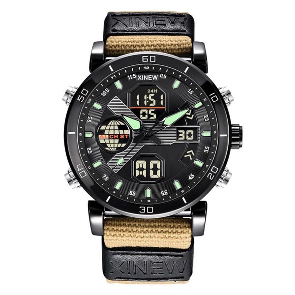 wristwatches men fashion sports watch waterproof quartz digital led casual watches relogios feminin, Slivery;brown
wristwatches men fashion sports watch waterproof quartz digital led casual watches relogios feminin, Slivery;brown