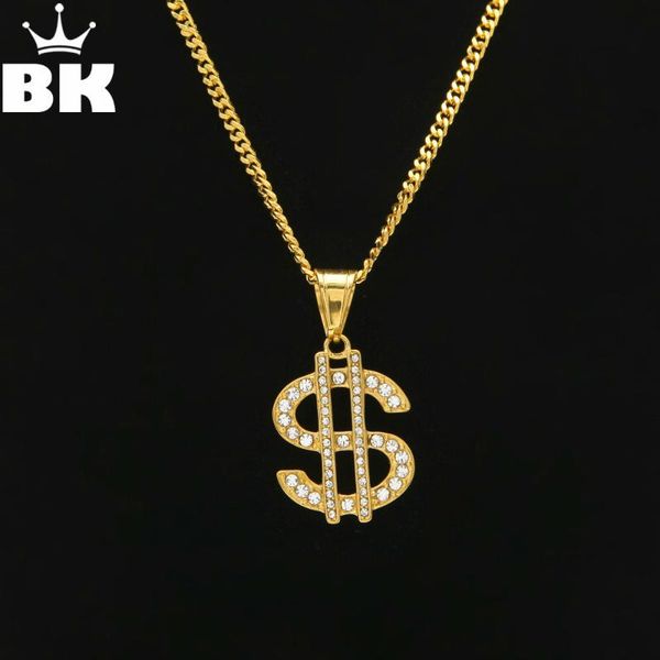 pendant necklaces gold color hip hop bling dollar sign necklace chain with rhinestone jewelry, Silver
pendant necklaces gold color hip hop bling dollar sign necklace chain with rhinestone jewelry, Silver