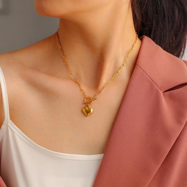 chains 2021 trendy titanium steel three-dimensional love pendant necklace fashion gold-plated all-match temperament ot jewelry gift, Silver
chains 2021 trendy titanium steel three-dimensional love pendant necklace fashion gold-plated all-match temperament ot jewelry gift, Silver
