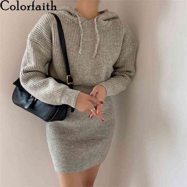 autumn winter women dresses high waist hooded knitted korean elegant package hip warm lady mini dress dr9202 210427, Black;gray
autumn winter women dresses high waist hooded knitted korean elegant package hip warm lady mini dress dr9202 210427, Black;gray