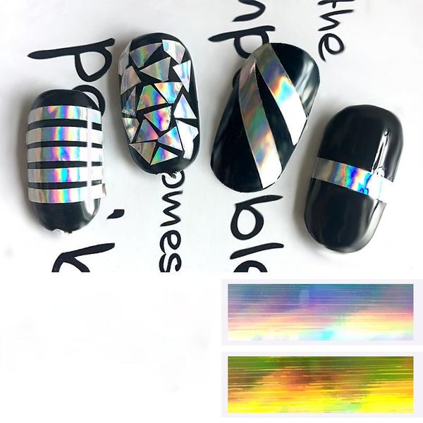 nail art decorations high-quality stickers strap glue gold and silver laser colorful diy decoration, Silver;gold
nail art decorations high-quality stickers strap glue gold and silver laser colorful diy decoration, Silver;gold