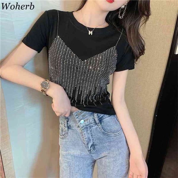 diamond short-sleeved t-shirt summer fashion slim fit o neck pullover tees shirts korean casual loose basic 210519, White
diamond short-sleeved t-shirt summer fashion slim fit o neck pullover tees shirts korean casual loose basic 210519, White