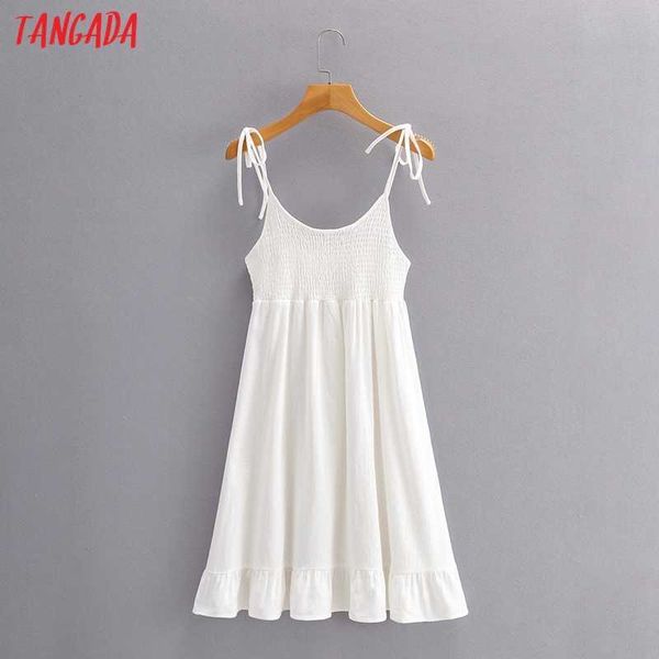 tangada women white mini dress bow strap sleeveless korean fashion lady short dresses vestido sy272 210609, Black;gray
tangada women white mini dress bow strap sleeveless korean fashion lady short dresses vestido sy272 210609, Black;gray