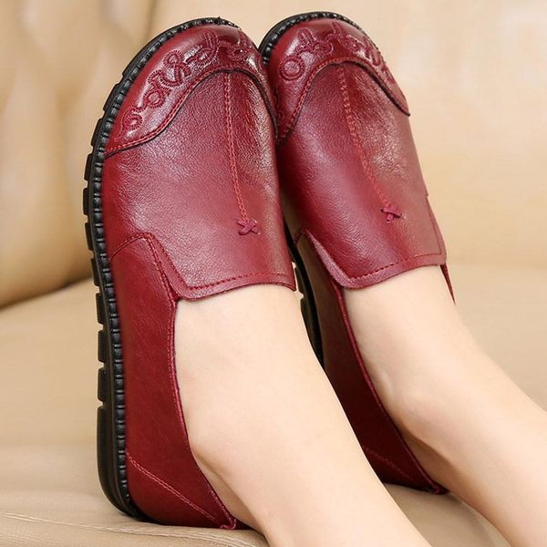 sandals british style small leather shoes women's shallow mouth low-flat loafers slip-on working mom c15d, Black
sandals british style small leather shoes women's shallow mouth low-flat loafers slip-on working mom c15d, Black