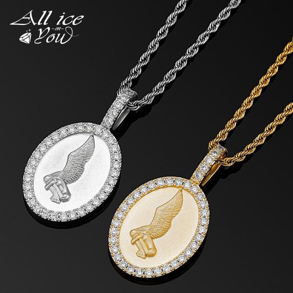 pendant necklaces alliceonyou iced out cubic zircon luxury weeping angel crystal pendant&necklace hip hop fashion jewelry female gift, Silver 
pendant necklaces alliceonyou iced out cubic zircon luxury weeping angel crystal pendant&necklace hip hop fashion jewelry female gift, Silver