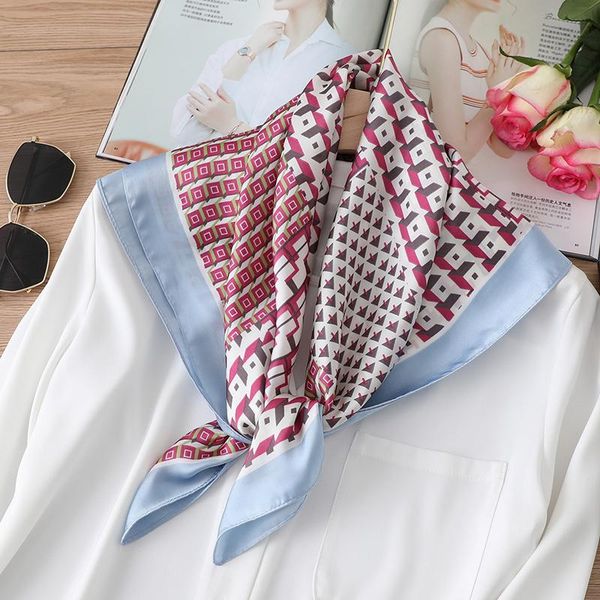 scarves 2021 design plaid women silk scarf square shawls neck wraps print foulard hair band head bandana pashmina, Blue;gray
scarves 2021 design plaid women silk scarf square shawls neck wraps print foulard hair band head bandana pashmina, Blue;gray