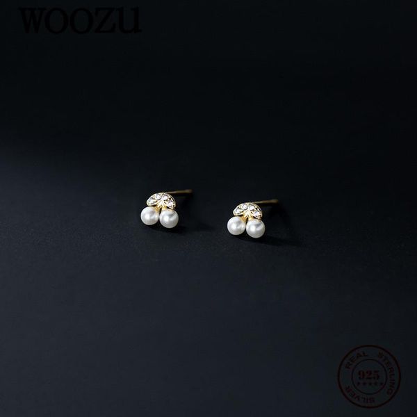 stud woozu real 925 sterling silver mini cute cherry pearl zircon earrings for women wedding simple girlfriend chic jewelry gift, Golden;silver
stud woozu real 925 sterling silver mini cute cherry pearl zircon earrings for women wedding simple girlfriend chic jewelry gift, Golden;silver