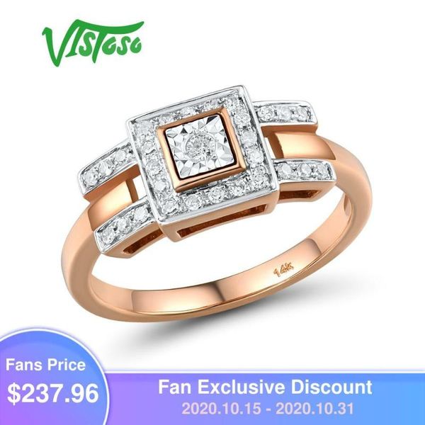 cluster rings vistoso gold for women pure14k 585 rose ring sparkling diamond promise engagement anniversary square fine jewelry, Golden;silver
cluster rings vistoso gold for women pure14k 585 rose ring sparkling diamond promise engagement anniversary square fine jewelry, Golden;silver