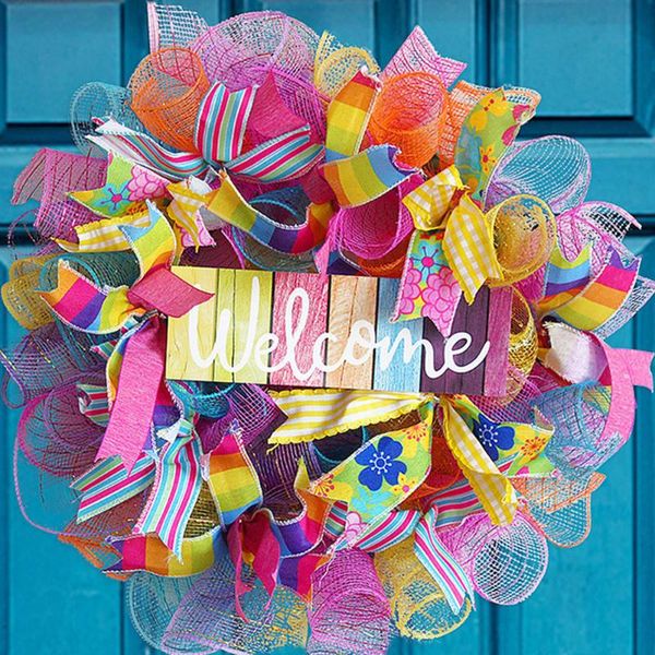 decorative flowers & wreaths rainbow garland door hanging front wreath lesbian pride party decor fake flower decoration props
decorative flowers & wreaths rainbow garland door hanging front wreath lesbian pride party decor fake flower decoration props