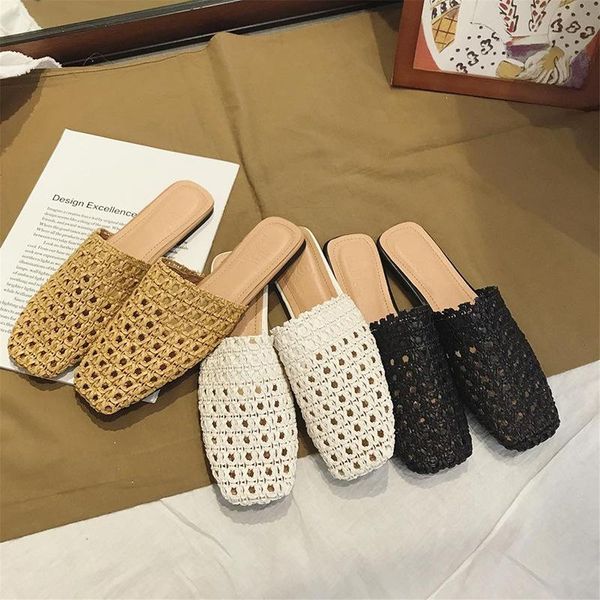 slippers shoes soft slides slipers women cover toe low loafers fretwork heels comfort 2021 flat basic fabric rubber cane pu, Black
slippers shoes soft slides slipers women cover toe low loafers fretwork heels comfort 2021 flat basic fabric rubber cane pu, Black