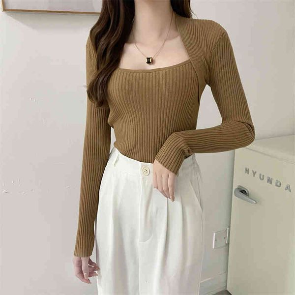 women's sweaters women fashion stretch slim cropped knitted sweater vintage square collar long sleeve female pullovers chic a7er, White;black
women's sweaters women fashion stretch slim cropped knitted sweater vintage square collar long sleeve female pullovers chic a7er, White;black