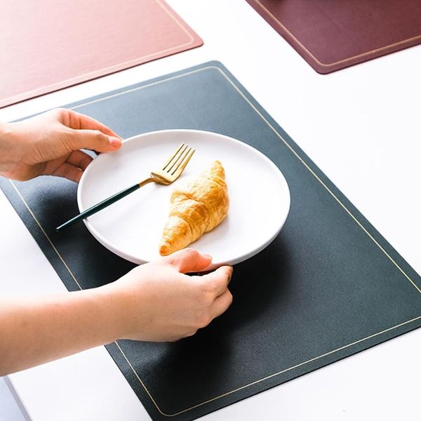 mats & pads 30*45cm nordic leather placemat waterproof oilproof pu western for home party dining table decor mat
mats & pads 30*45cm nordic leather placemat waterproof oilproof pu western for home party dining table decor mat