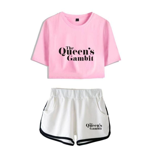 men's t-shirts the queen's gambit horan summer women pullover elastic waist harajuku suits short cool streetwear two piece sets s, White;black
men's t-shirts the queen's gambit horan summer women pullover elastic waist harajuku suits short cool streetwear two piece sets s, White;black
