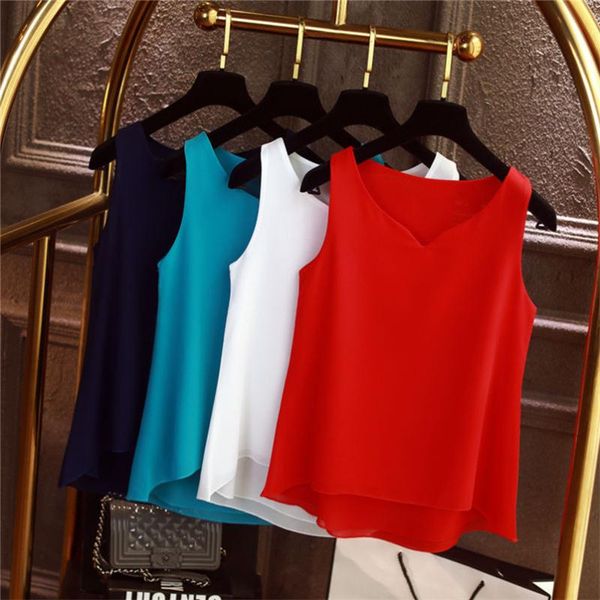 plus size t-shirt korean chiffon women v-neck irregul tank sleeveless solid vest l-7xl 8xl red white yellow 10 colors, Black
plus size t-shirt korean chiffon women v-neck irregul tank sleeveless solid vest l-7xl 8xl red white yellow 10 colors, Black