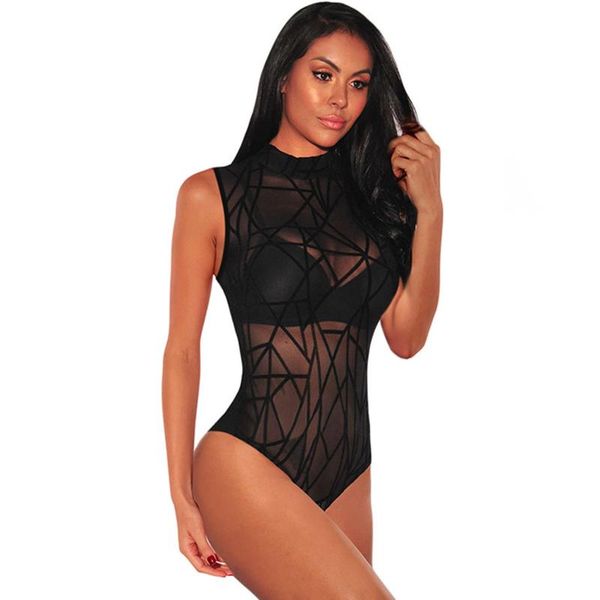 women's jumpsuits & rompers 40# women mesh bodysuit sleeveless perspective fitness bodycon jumpsuit leotard romper skinny streetwe, Black;white
women's jumpsuits & rompers 40# women mesh bodysuit sleeveless perspective fitness bodycon jumpsuit leotard romper skinny streetwe, Black;white