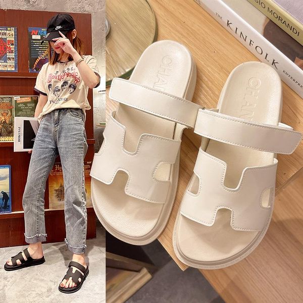 sandals 2021 summer casual simple flat-bottomed beach women's women clear flat, Black
sandals 2021 summer casual simple flat-bottomed beach women's women clear flat, Black