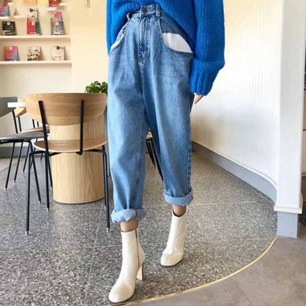 bornsra women big pockets casual high waist button blue bleach wash distressed rock denim jeans wide leg pants loose women's
bornsra women big pockets casual high waist button blue bleach wash distressed rock denim jeans wide leg pants loose women's