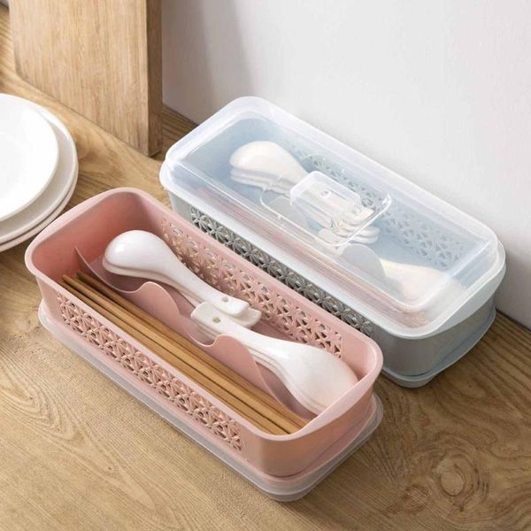 

storage bottles & jars chopsticks container spoons organizer kitchen containers box case for knives forks spoon cage