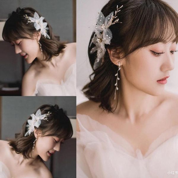 hair clips & barrettes bridal headgear wedding crown pearl flower headband super fairy accessories fashion jewelry korean simple sweet clip, Golden;silver
hair clips & barrettes bridal headgear wedding crown pearl flower headband super fairy accessories fashion jewelry korean simple sweet clip, Golden;silver