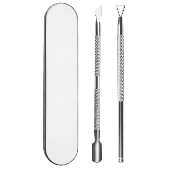 nail art kits 1 set stainless steel manicure cuticle tools cleaner remover 
nail art kits 1 set stainless steel manicure cuticle tools cleaner remover