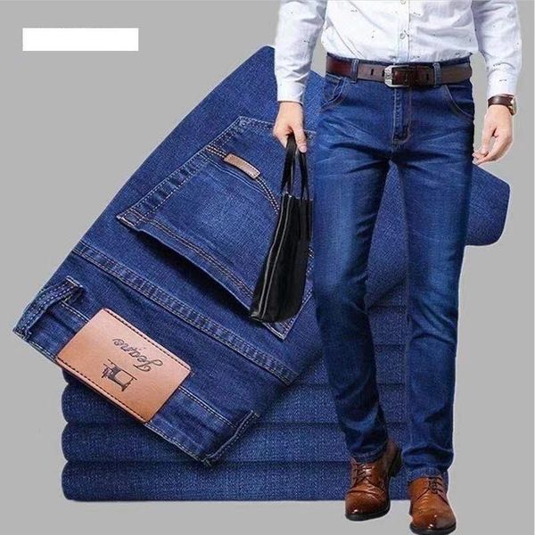 men's jeans fashion brand clothing slim men summer autumn business casual 2021 man oversize denim pants trousers baggy stretch, Blue
men's jeans fashion brand clothing slim men summer autumn business casual 2021 man oversize denim pants trousers baggy stretch, Blue