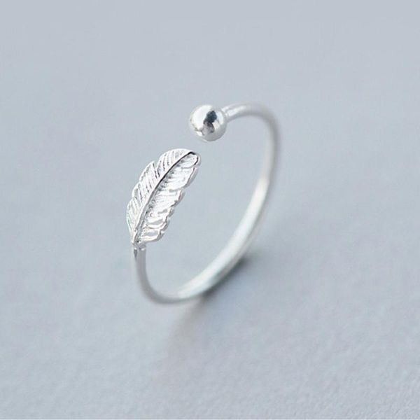 cluster rings daiwujan real 925 sterling silver feather opened ring adjustable fine jewelry for women girls party elegant accessories, Golden;silver
cluster rings daiwujan real 925 sterling silver feather opened ring adjustable fine jewelry for women girls party elegant accessories, Golden;silver