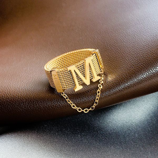 classic design hip hop womens rose gold plated letter m ring female stainless steel jewelry, Golden;silver
classic design hip hop womens rose gold plated letter m ring female stainless steel jewelry, Golden;silver